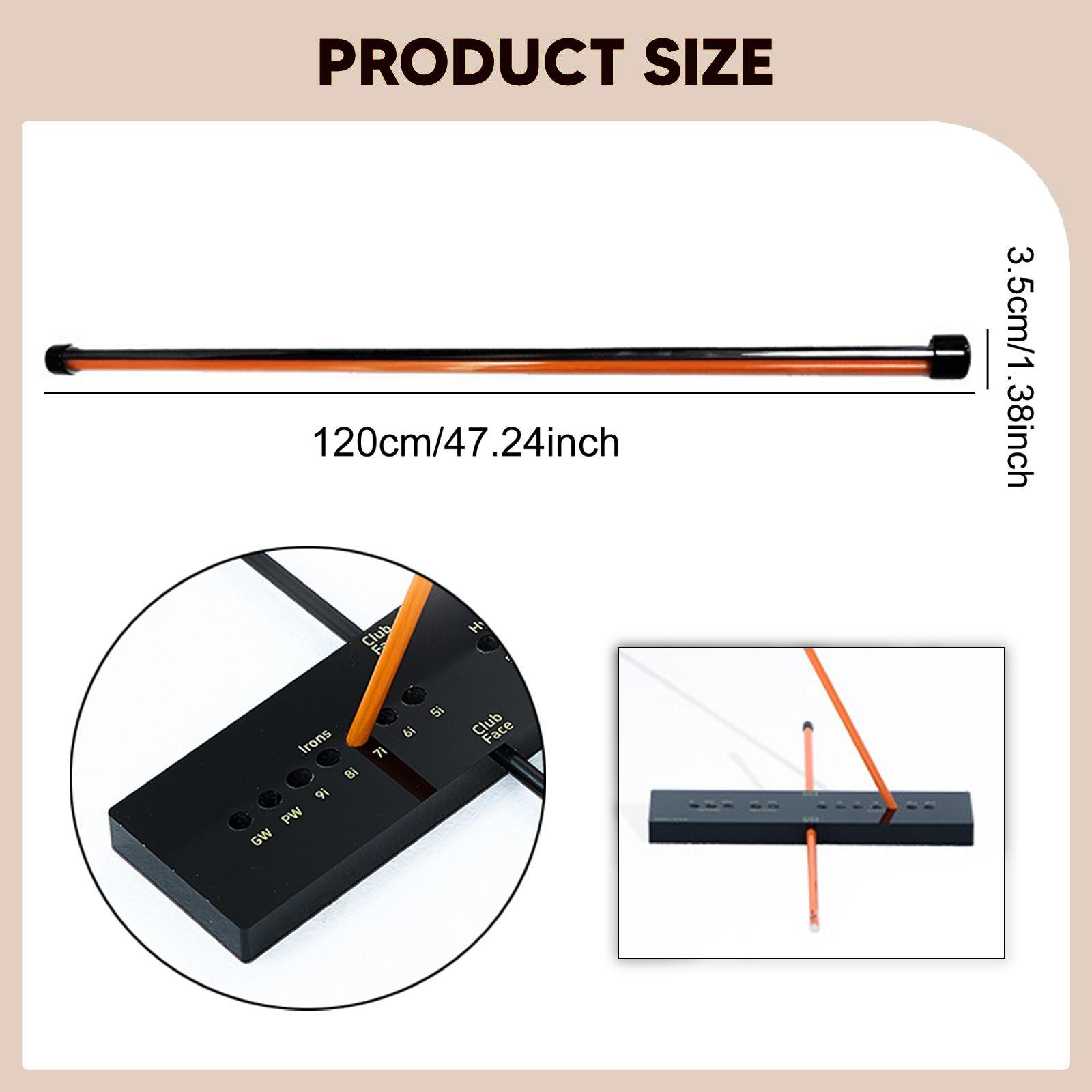 مدرب لتحسين حركة الجولف مع 12  - مراجعة Alignment Stick Set وسعره