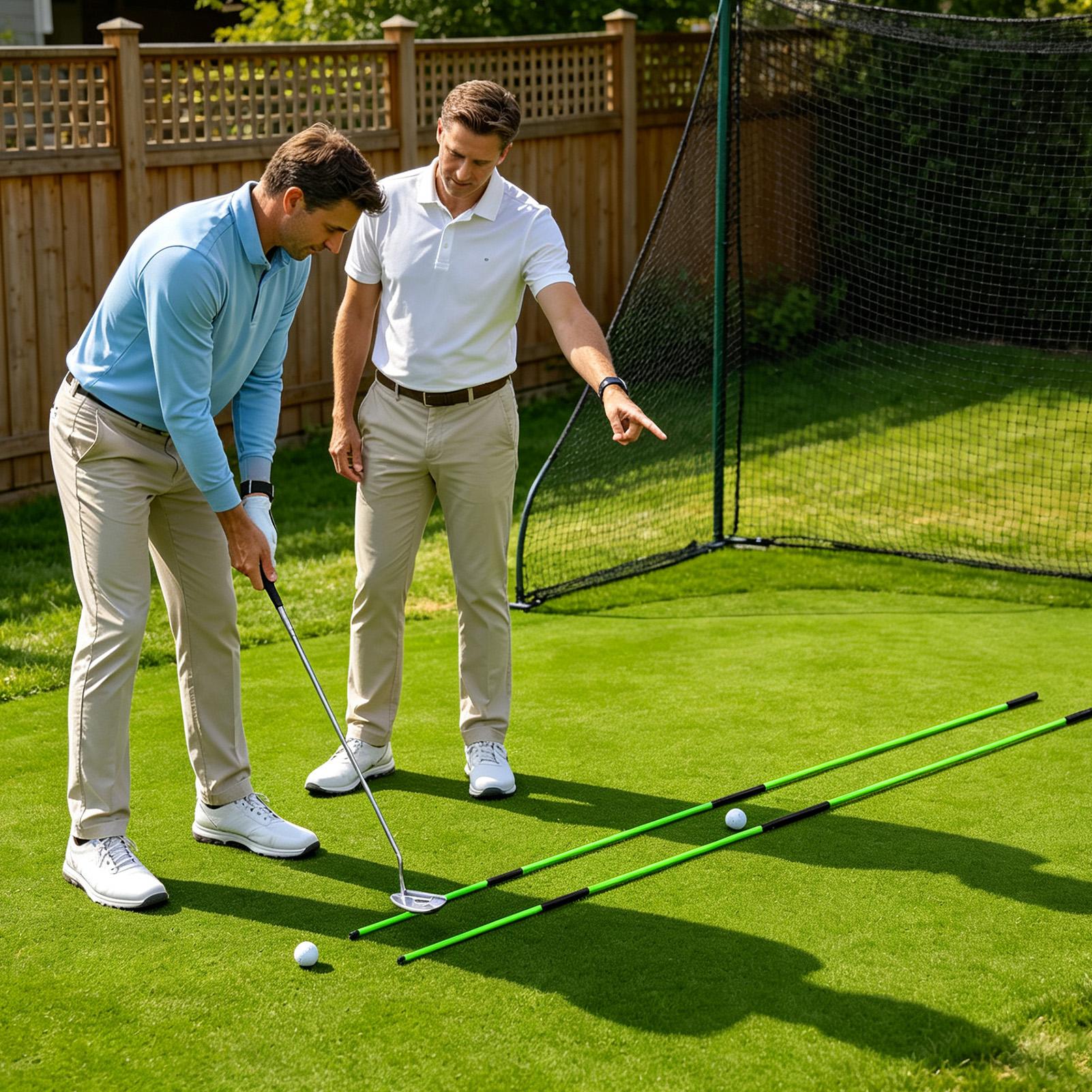 أداة تدريب على حركة الجولف قاب - مراجعة Training Aid Swing وسعره