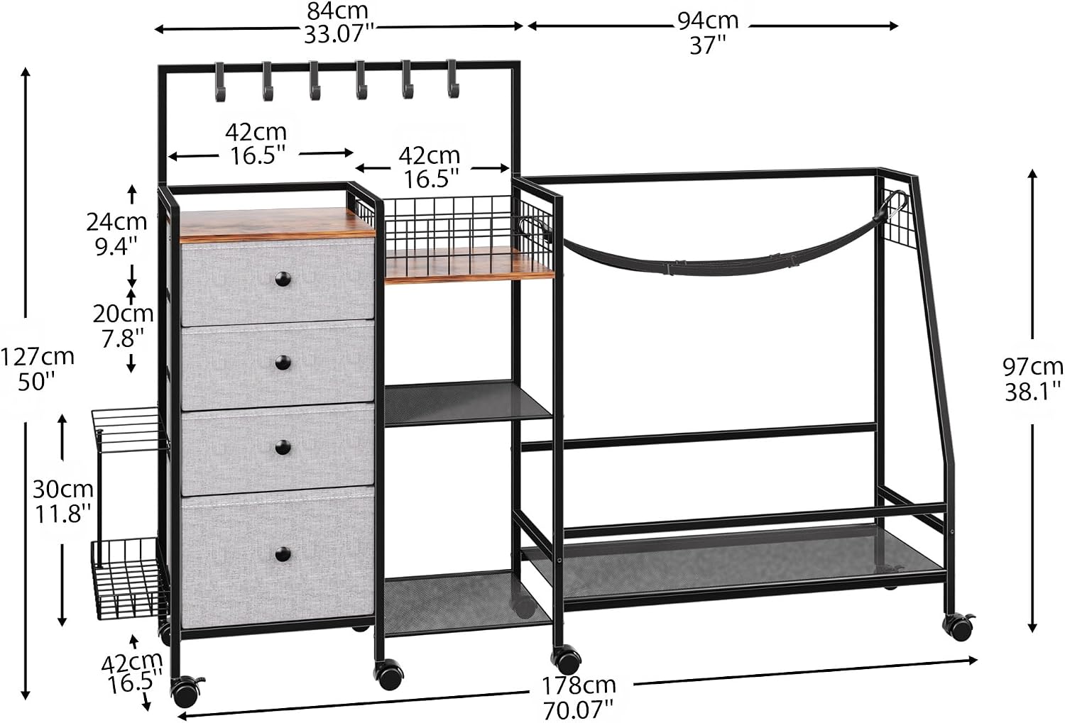 رف تخزين كبير الحجم لحقائب الج - مراجعة Golf Equipment Garage Storage وسعره