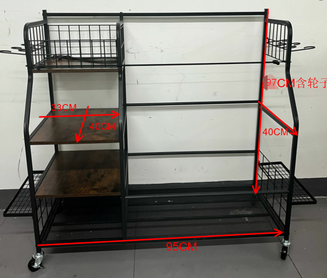 رف تخزين متحرك للجولف، منظم لل - مراجعة Golf Equipment Garage Storage وسعره