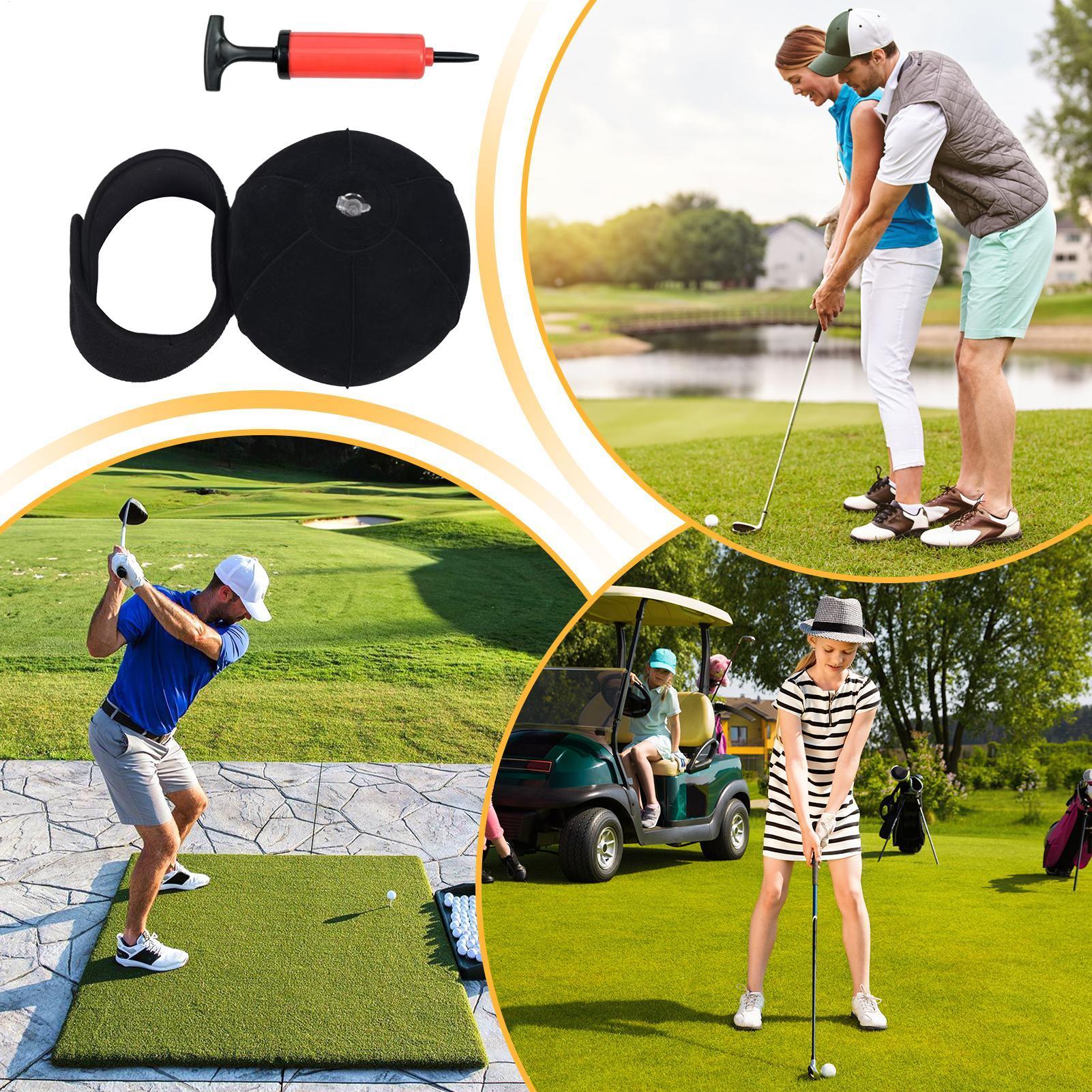 مدرب لفأرة الجولف القابل للنفخ - مراجعة Training Aid Swing وسعره
